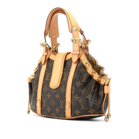 Askılı kahverengi bayan çanta